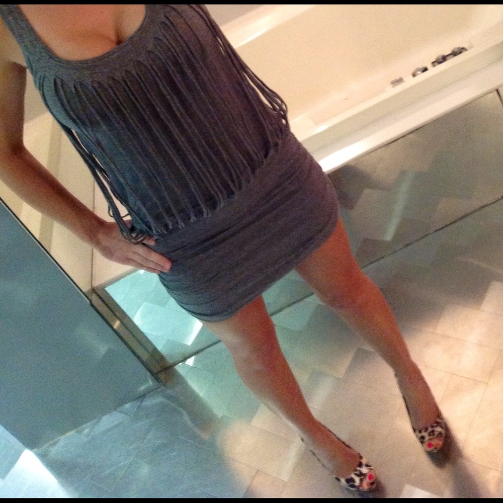 BCBG Fringe Dress